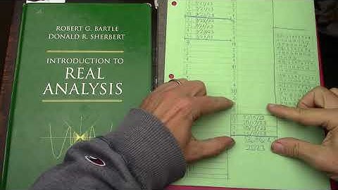 83 Real Analysis Oct 2023 Bartle and Sherbert Ch 11 Reading