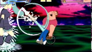 Mugen Random Battles: D4 Miku (Me) Vs Joe Swanson