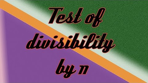 Test of divisibility by 11  || Divisibility test without long division