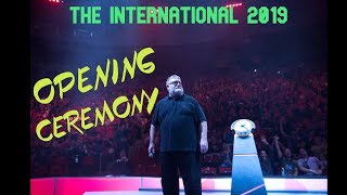 Ti9 opening ceremony ...