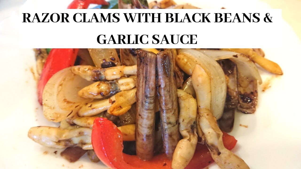 RAZOR CLAMS | EASY CHINESE RECIPE - YouTube