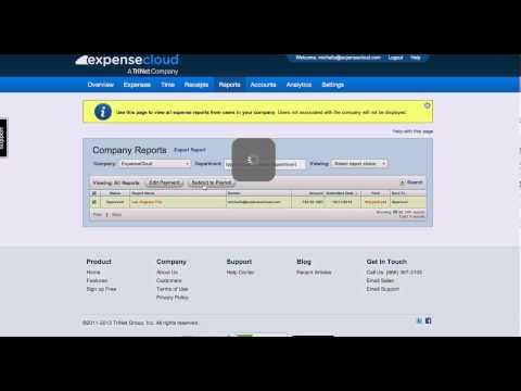 Export ExpenseCloud Expense Reports To TriNet Payroll