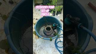 🌿 Small Outdoor Pond Setup | Part 1 | Natural Mini Pond Build 🐠✨ #pondlife #waterponds #pondman