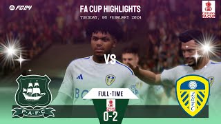 Plymouth Argyle vs Leeds United | FA CUP Highlights | 06/02/2023 | EA FC24 #eafc24