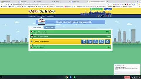 Spelling City Login Instructional Video