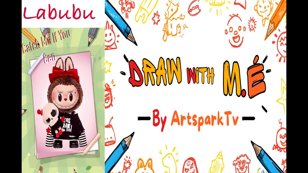 Draw With M.E. | Halloween Coloring with Labubu and Tycoco Characters