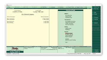 How to View & Analyse Balance Sheet in Tally ERP 9   Chapter 8   Tally Learning Hub