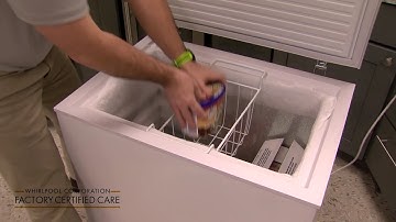 Checking the Lid Seal (Reducing Frost)