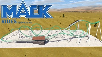 Mack 10 Inversion Coaster Concept - Designed with FVD++ | No Limits 2
