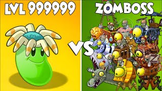 All FREE Plants LEVEL 999999 Power-Up vs ALL Final Bosses Fight! - PvZ 2 Final Bosses