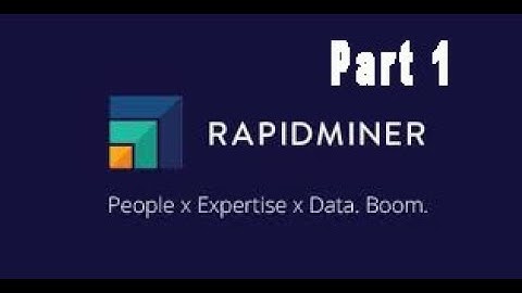 Rapid Miner Session 1