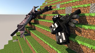 Ender Dragon vs Wither [Softbody Race] screenshot 5