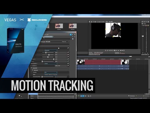 VEGAS PRO 16 #03 Motion Tracking (English Tutorial)
