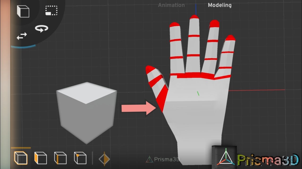 Low Poly Hand Modeling in Prisma3D: Quick Tutorial! P1 - YouTube