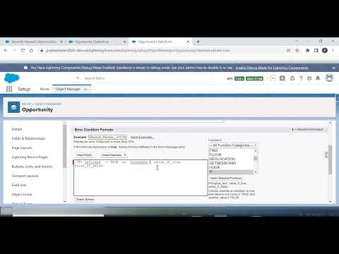 Live Scenario/problem discussion: Validation rule (allow creating record only if condition meets) -5