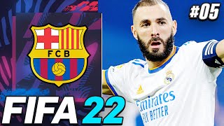 LOSE TO REAL MADRID = TITLE HOPES FINISHED?? - FIFA 22 Barcelona Career Mode EP5