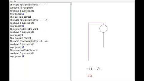CS106A | Stanford | Problem Set 4 | Hangman | Solution Video
