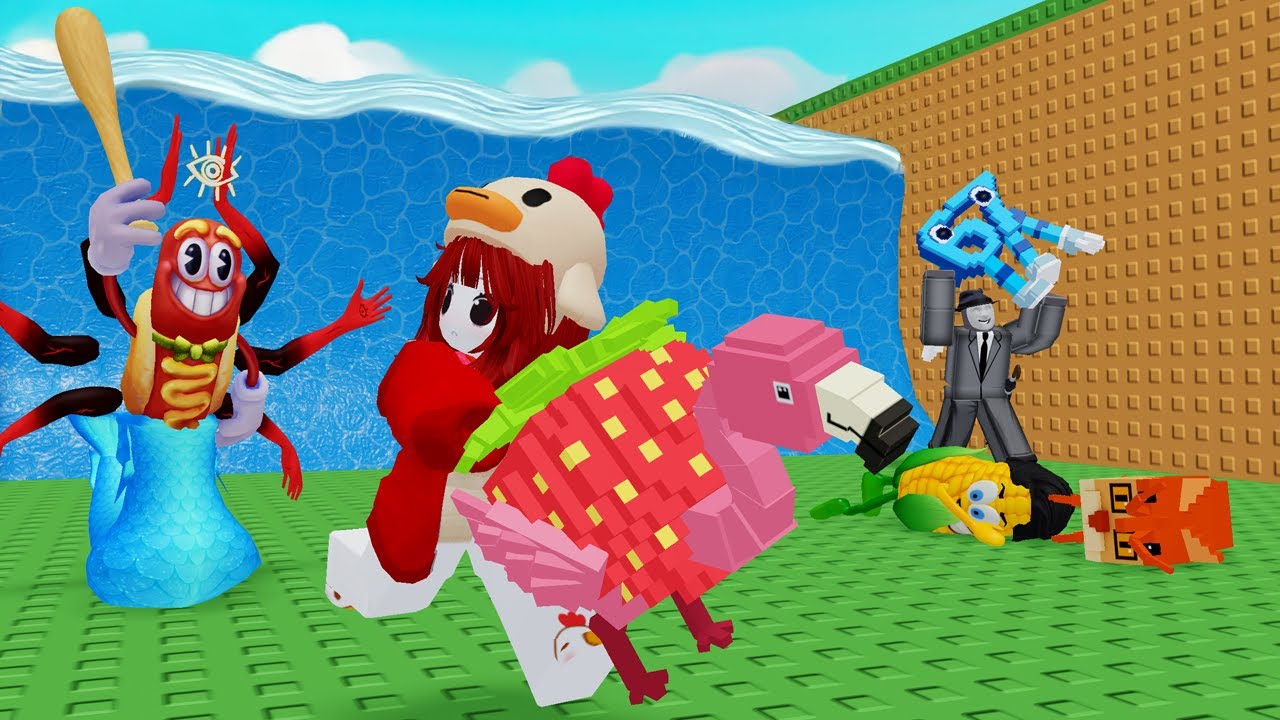 ブレインロットを盗みながら津波から逃げるロブロックス