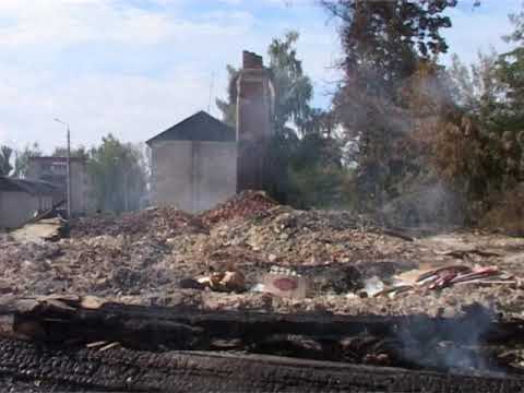 В Алексине горел дом из кинофильма Курьер из рая 2013 год