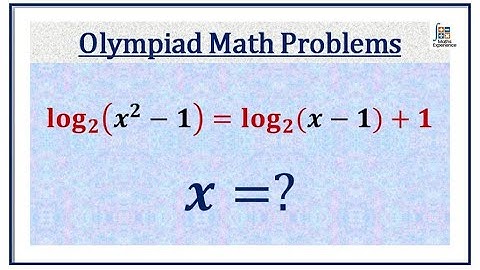 Solve the equation log(x²-1) = log(x-1) +1