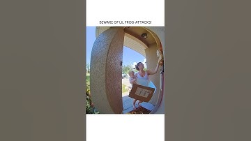 Hilarious Frog Attacks Homeowner!