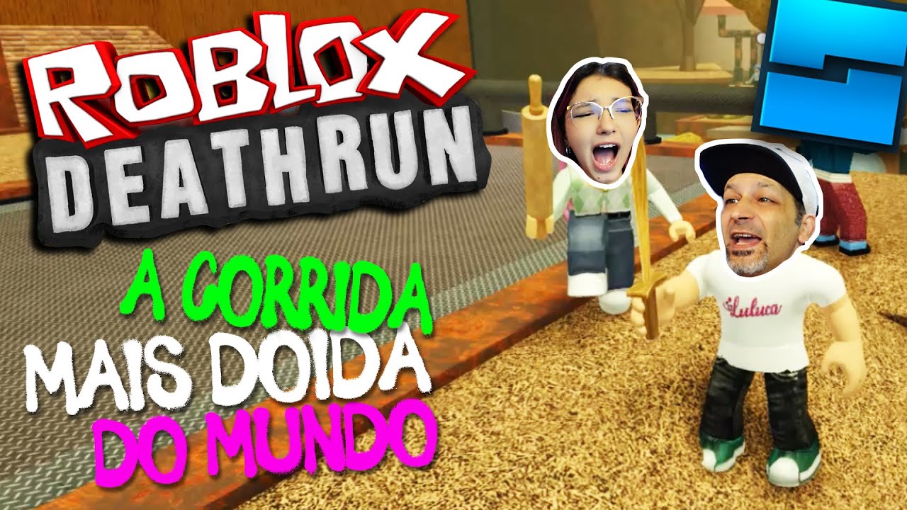 ROBLOX | A Corrida mais alucinante do Roblox. Luluca x Tio Noob (Death Run)