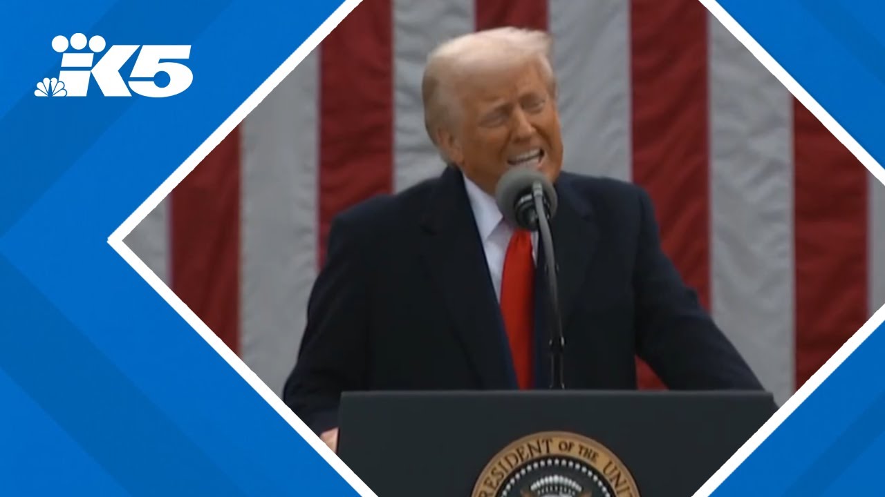President Trump announces reciprocal tariffs | Full speech - YouTube