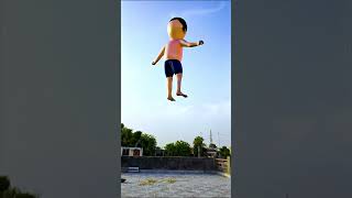Real Boy Transforms into Floating Balloon By Ai + VFX #shorts #ai #vfx