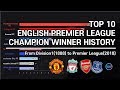 Most BPL Champion Winer History; 1889~2018 From Division 1 to Premier League