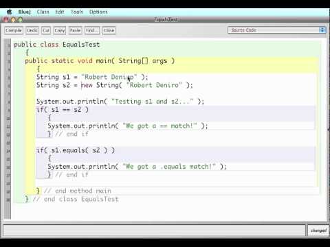 Java StringEquals==