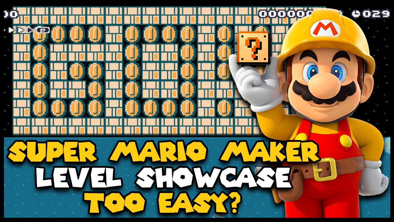 Too Easy? Level Showcase - Super Mario Maker - Super Expert by Darby ...