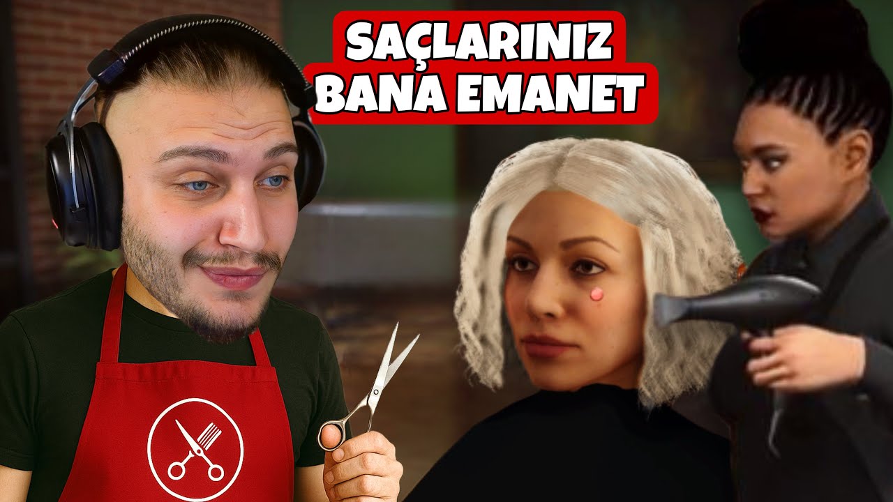 KUAFÖR OLDUM AYOL ! HAIRDRESSER SIMULATOR ( 1.bölüm )