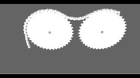 bike chain simulation - Sketchy physics
