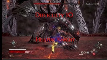 Code Vein - Hellfire Knight Solo No Damage (Difficulty 10)