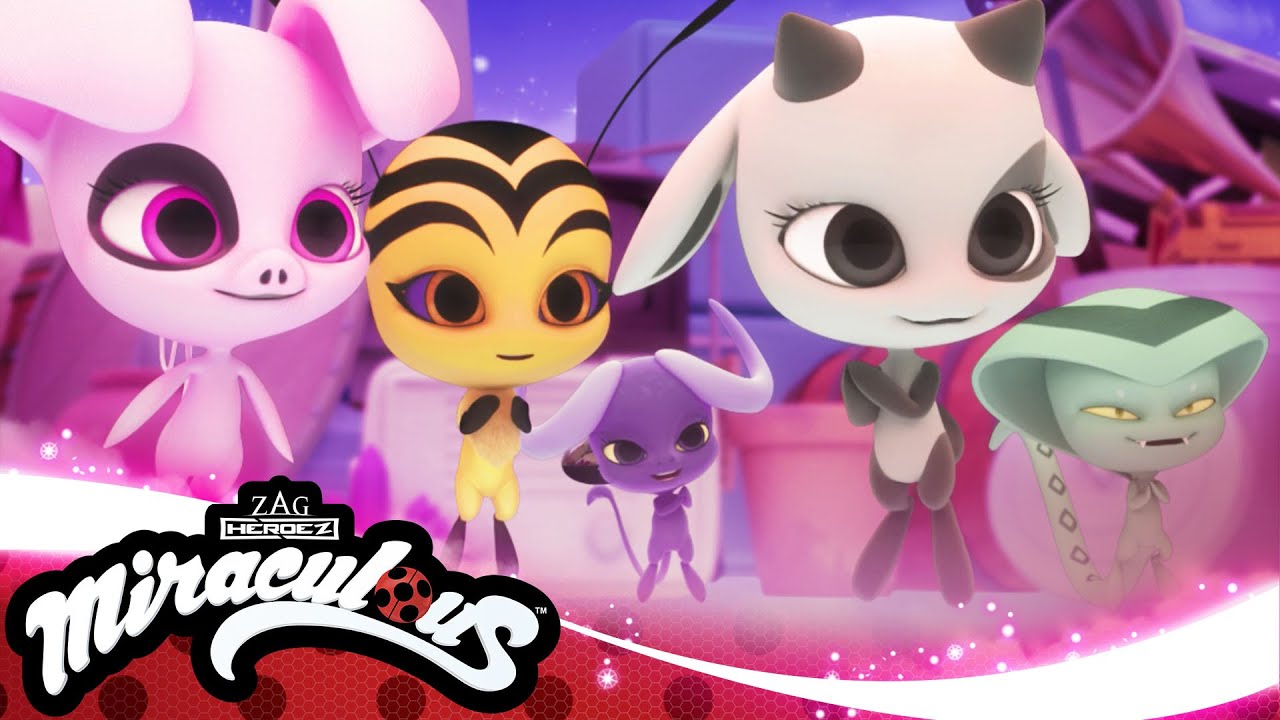 Biedronka I Czarny Kot Sezon 2 🐞 PIASKOWY CHŁOPIEC – Poznajcie Kwami! 🐞 | Sezon 2 | Miraculous