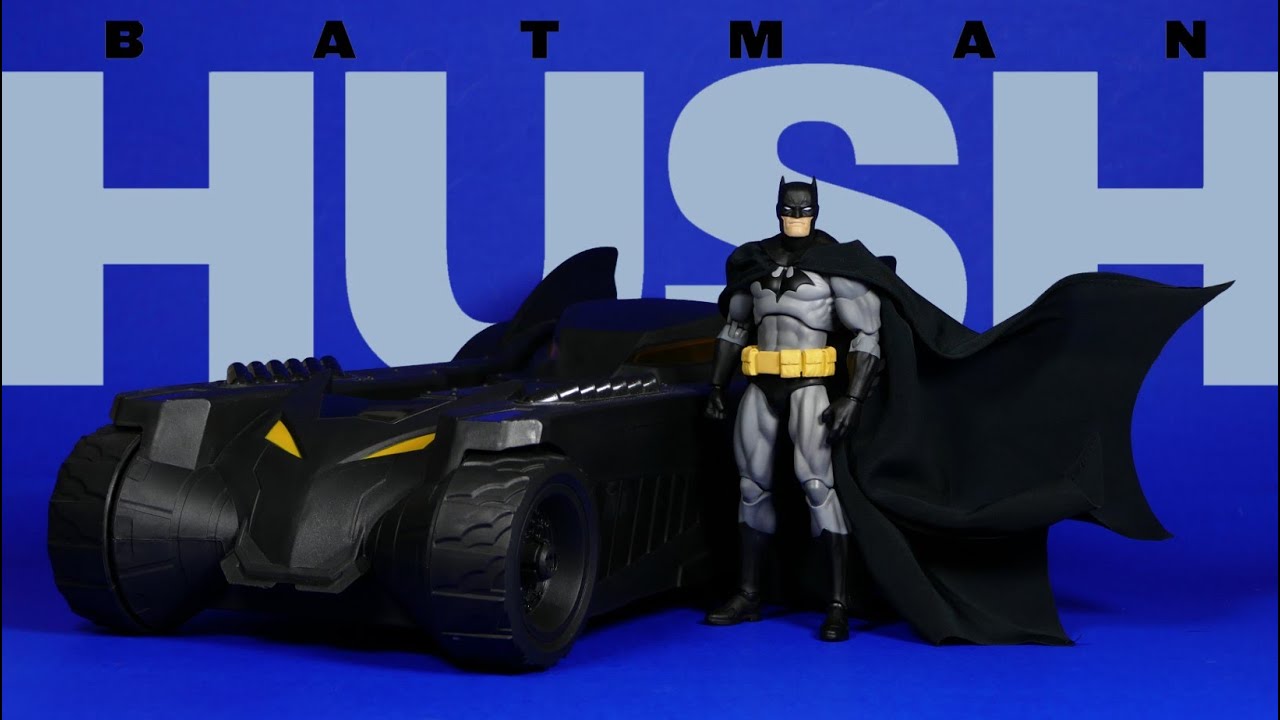 Mafex HUSH BATMAN Black Version Action Figure Review - YouTube