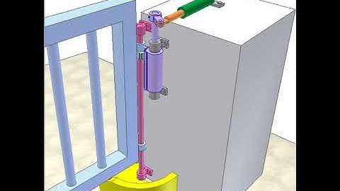 Gate to open inward uphill 2c