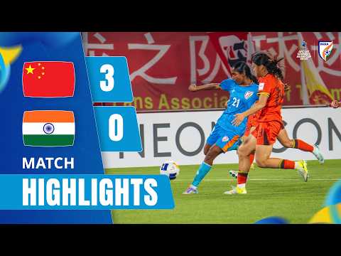 China PR 3-0 India | AFC U17 Women's Asian Cup China 2026 | Match Highlights — football highlights