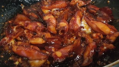 Món ngon dễ làm _Cách làm MỰC TRỨNG CHIÊN NƯỚC MẮM|| NGHI NGUYỄN KOREA