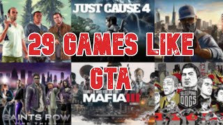All Games That Are Similar To GTA | GTA Clone Games