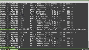 Linux Command Line (43) awk pt1