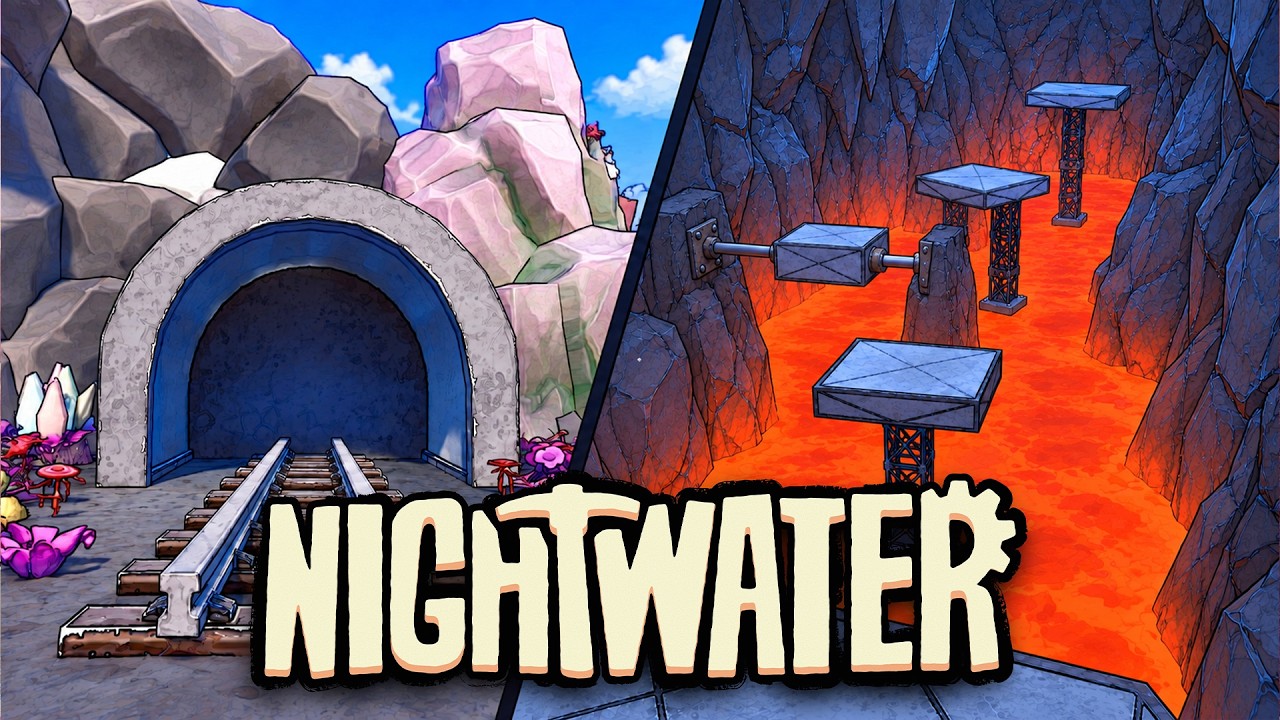 Jet Pack, Teleporters and Parkour - Nightwater - Full Release #5