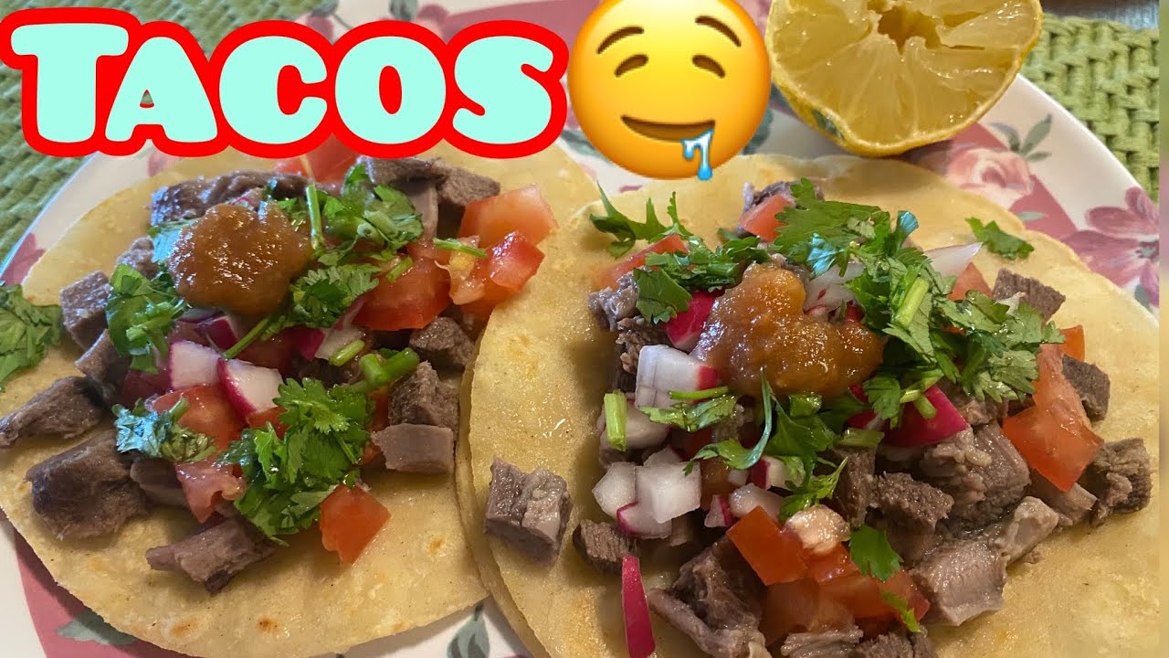 TACOS DE LENGUA DE RES /// RECETA FACIL!,l YouTube