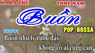 Karaoke Buồn Tone Nam BOSSANOVA _POP | Karaoke Thanh Tòng | Thanh tòng Music (ST: Y Vân)