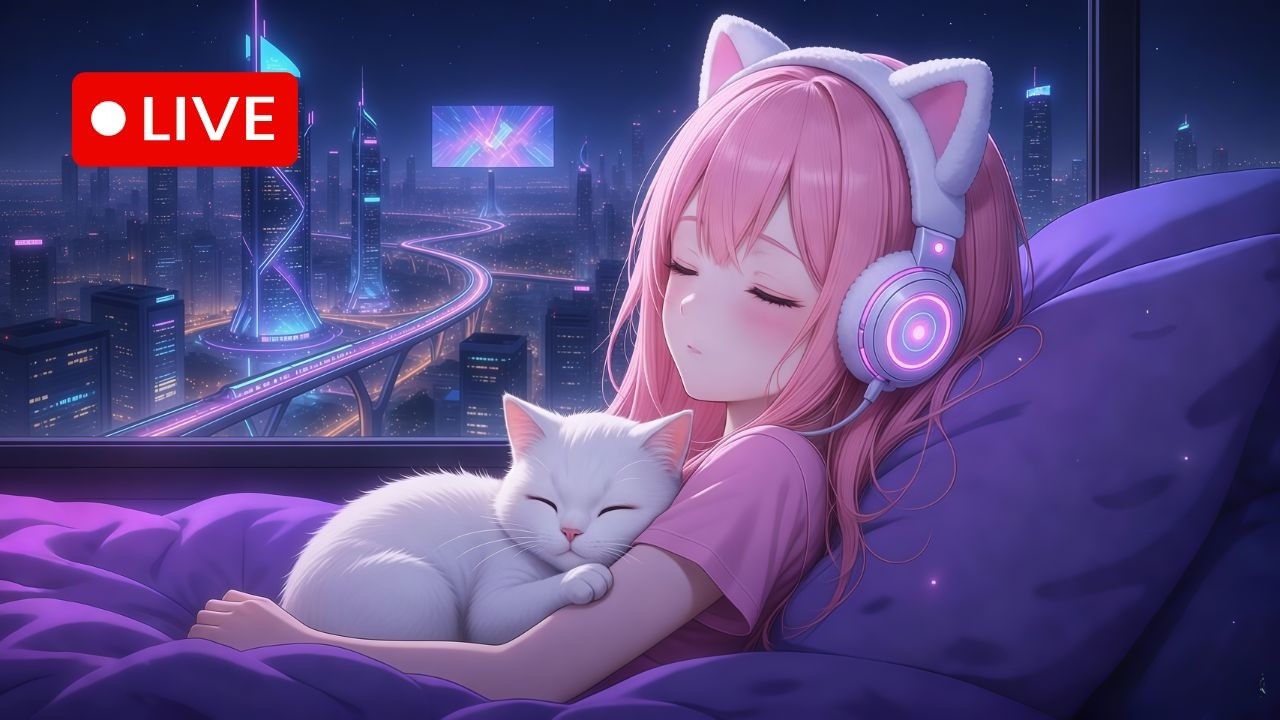Soft Lofi hip hop radio  – Study, Relax, Focus 💤 #lofi #lofihiphop #chillmix #live