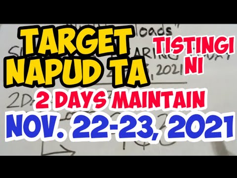 Swertres Hearing Today 2 Days Maintain November 22 - 23, 2021