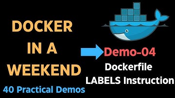 Introduction to Dockerfile LABELS | what is LABEL instruction in Dockerfile