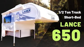 Lance 650 Truck Camper  2021 Model  Walkthrough Tour