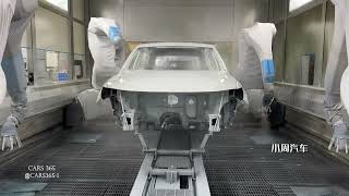 Car Manufacturing Process | Car Painting Assembly line | Car Paint Production line