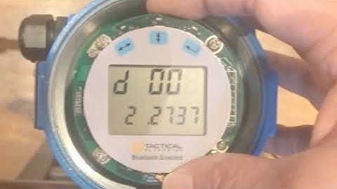 Vortex Flow Meter by Tactical Flow Meter, User Interface and ModBus Simple user instructions